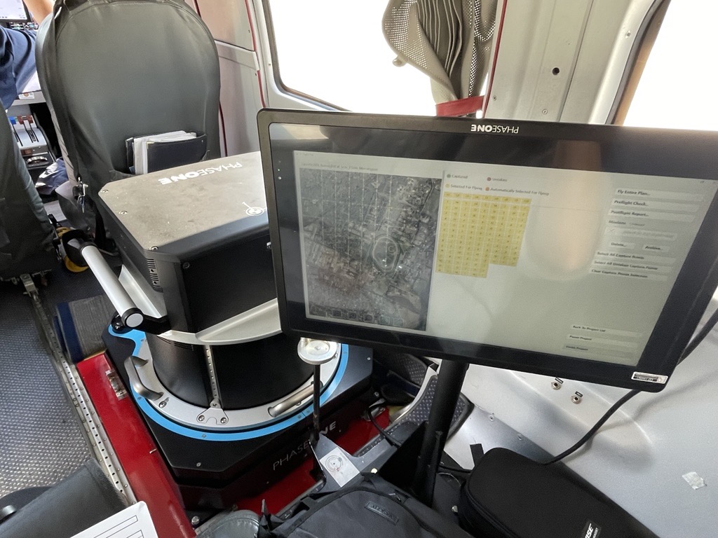 PAS 280i capturing aerial imagery for fire risk assessment