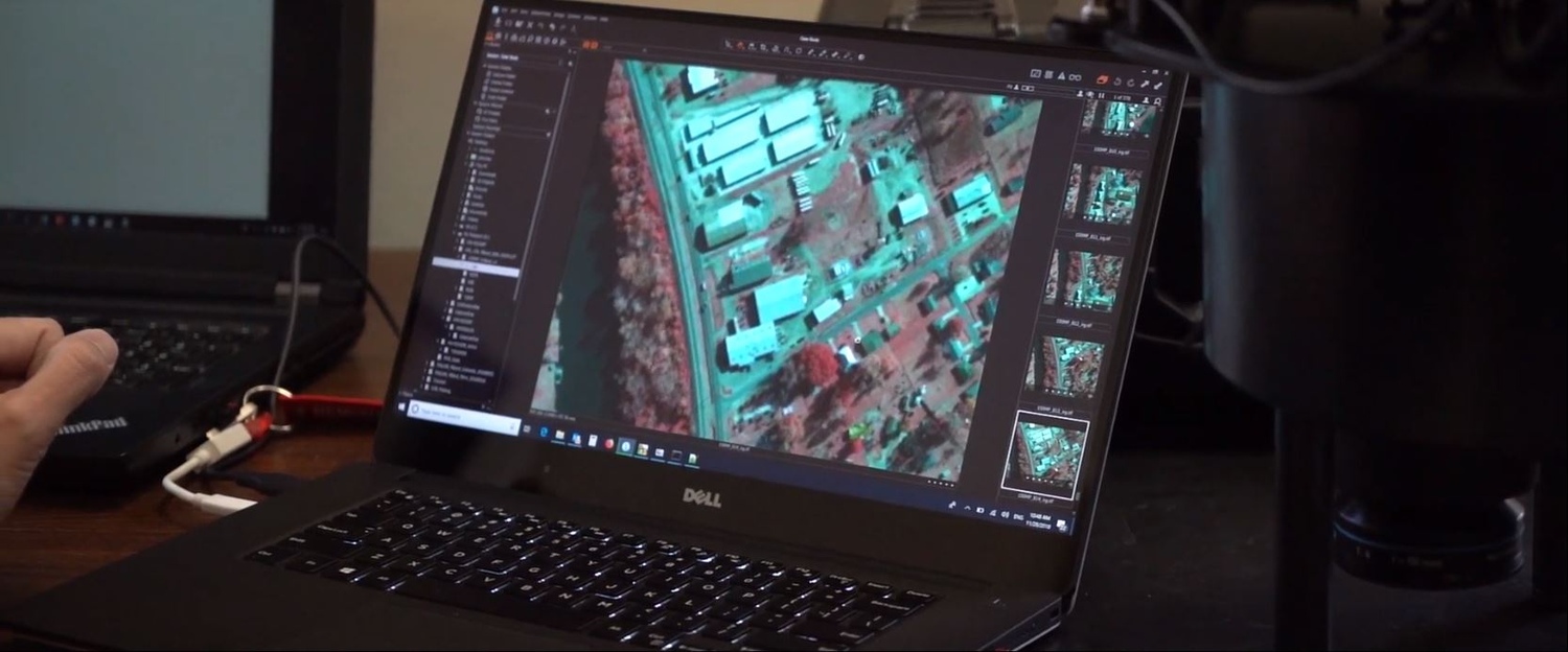 Detailed 4-band aerial solution used for Right of Way pipeline inspection