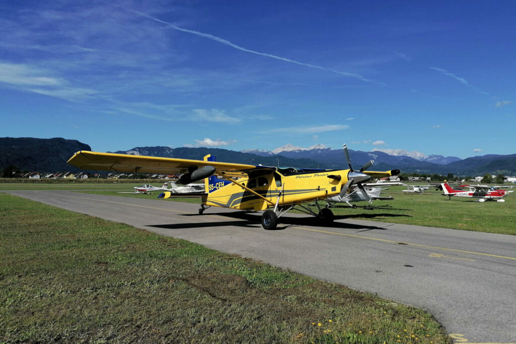 PAS 880i camera mounted for reality mapping flight mission