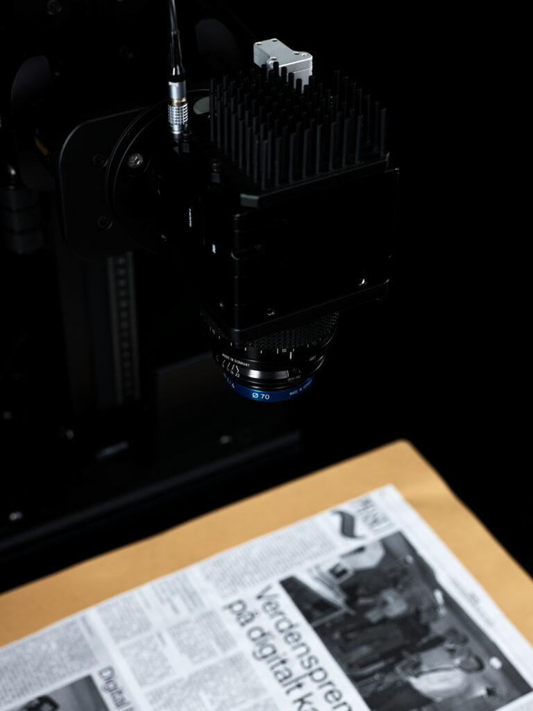 Archive digitization camera alternative to scanners